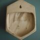 ancient holy water font Desvres Fourmaintraux earthenware