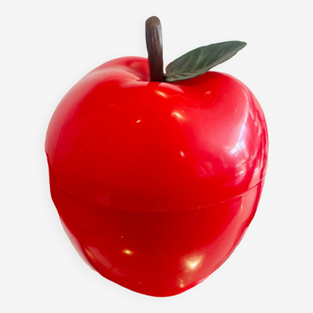 Red ice cube apple