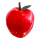 Red ice cube apple