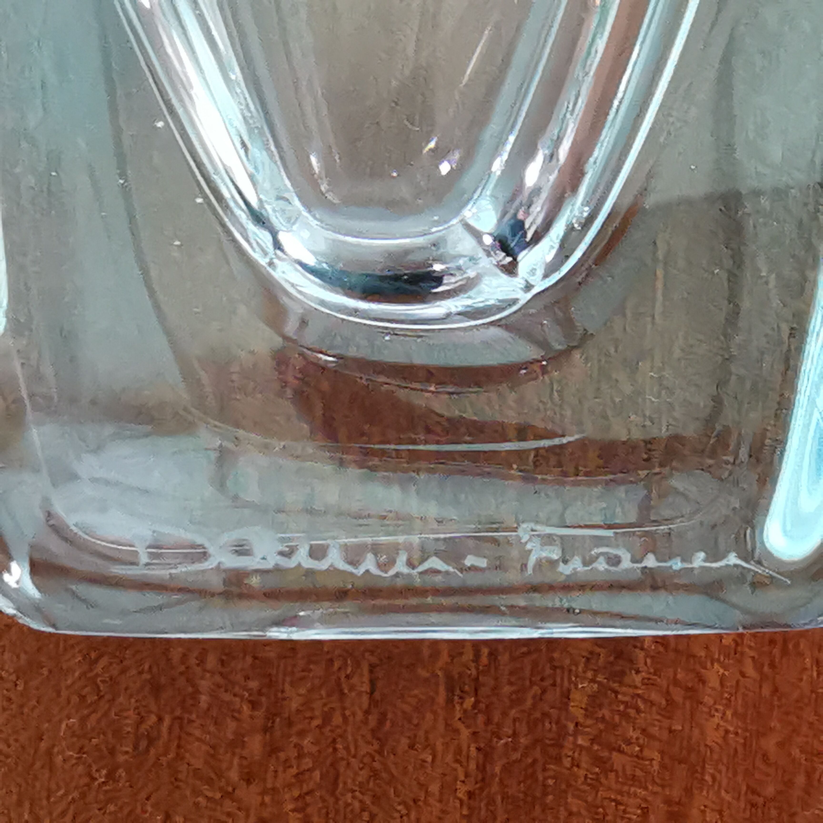Vase Daum asymétrique