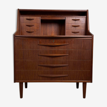 Vintage Scandinavian teak secretary, 60s