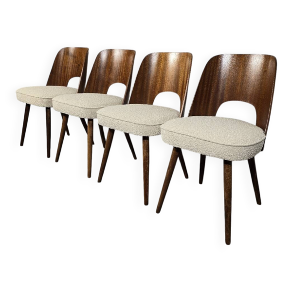 Chaises de salle à manger par Oswald Haerdtl, années 1950, ensemble de 4