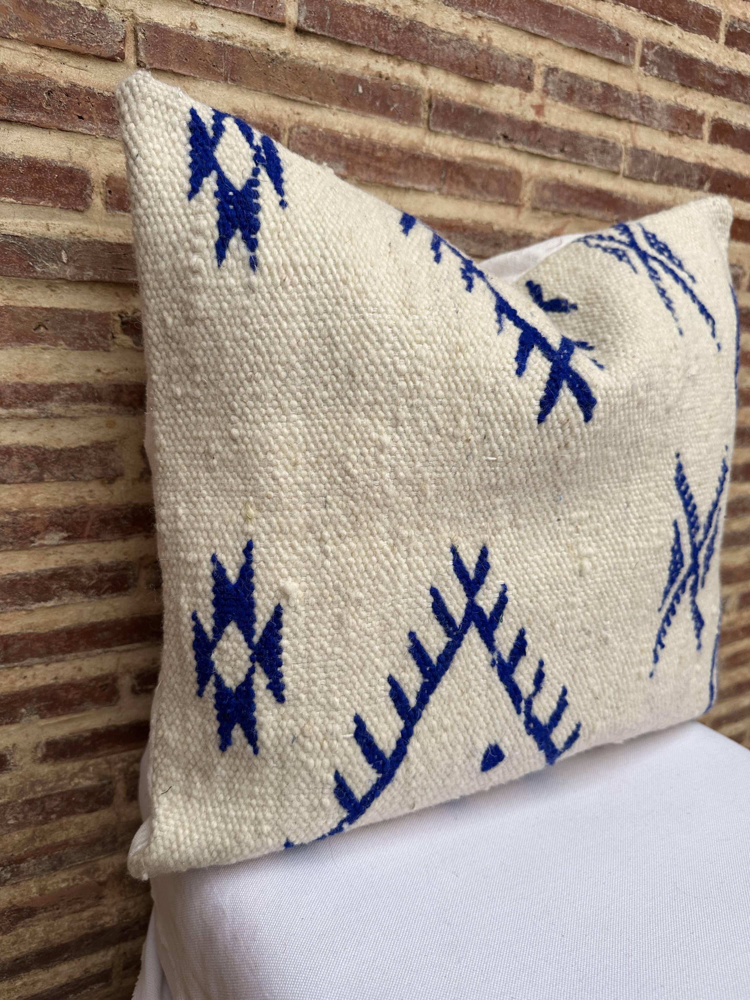 Coussin de sol marocain, coussins décoratifs, ottoman marocain vintage,