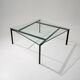 Glass and metal coffee table by Paolo Tilche for Arform, 1960s