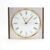 Diehl metal and wood wall clock