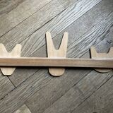 Wooden coat rack