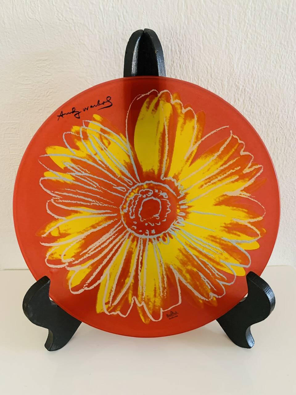 Daisy decorative plate by Andy Warhol, for Rosenthal, 1980s