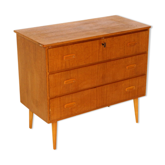 Commode scandinave en teck, Suède, 1960