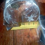 6 port glasses in hand-cut crystal