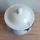 Vintage kitchen pot in Aluminite Frugier Limoges porcelain