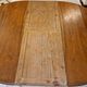 Extendable walnut table, 6 caned chairs in Henri II Neo-Renaissance style.