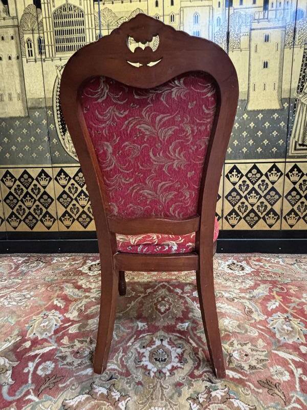 2x8 chaises bois et tissu