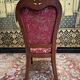 2x8 wooden and fabric chairs