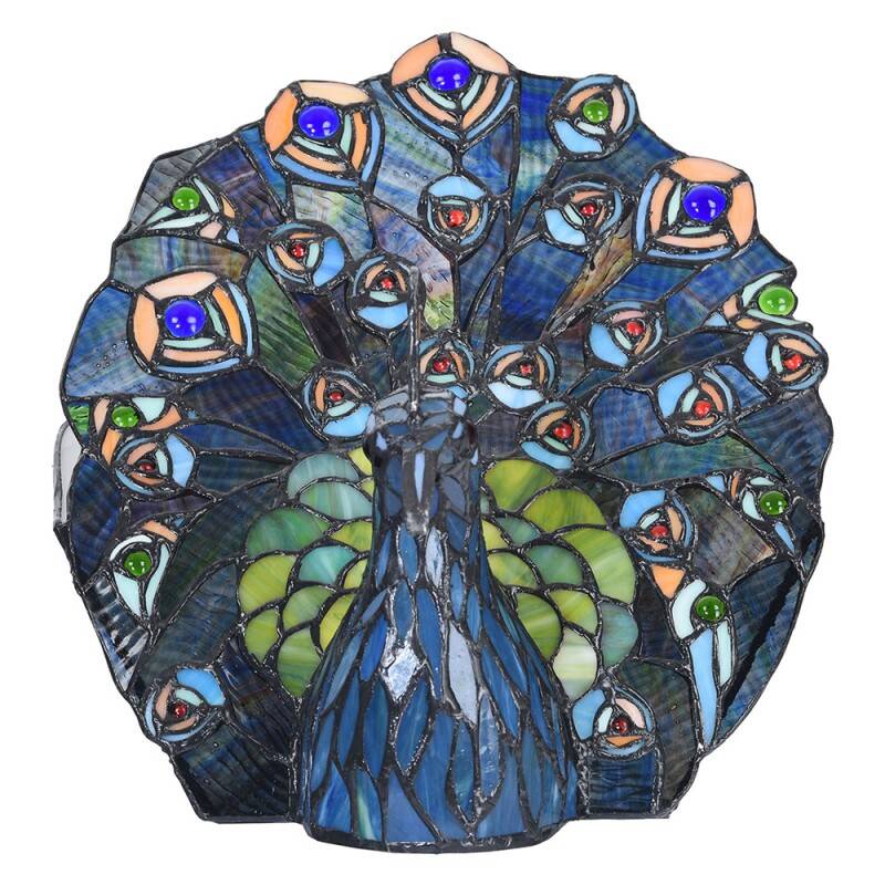 Lampe de table Tiffany Peacock
