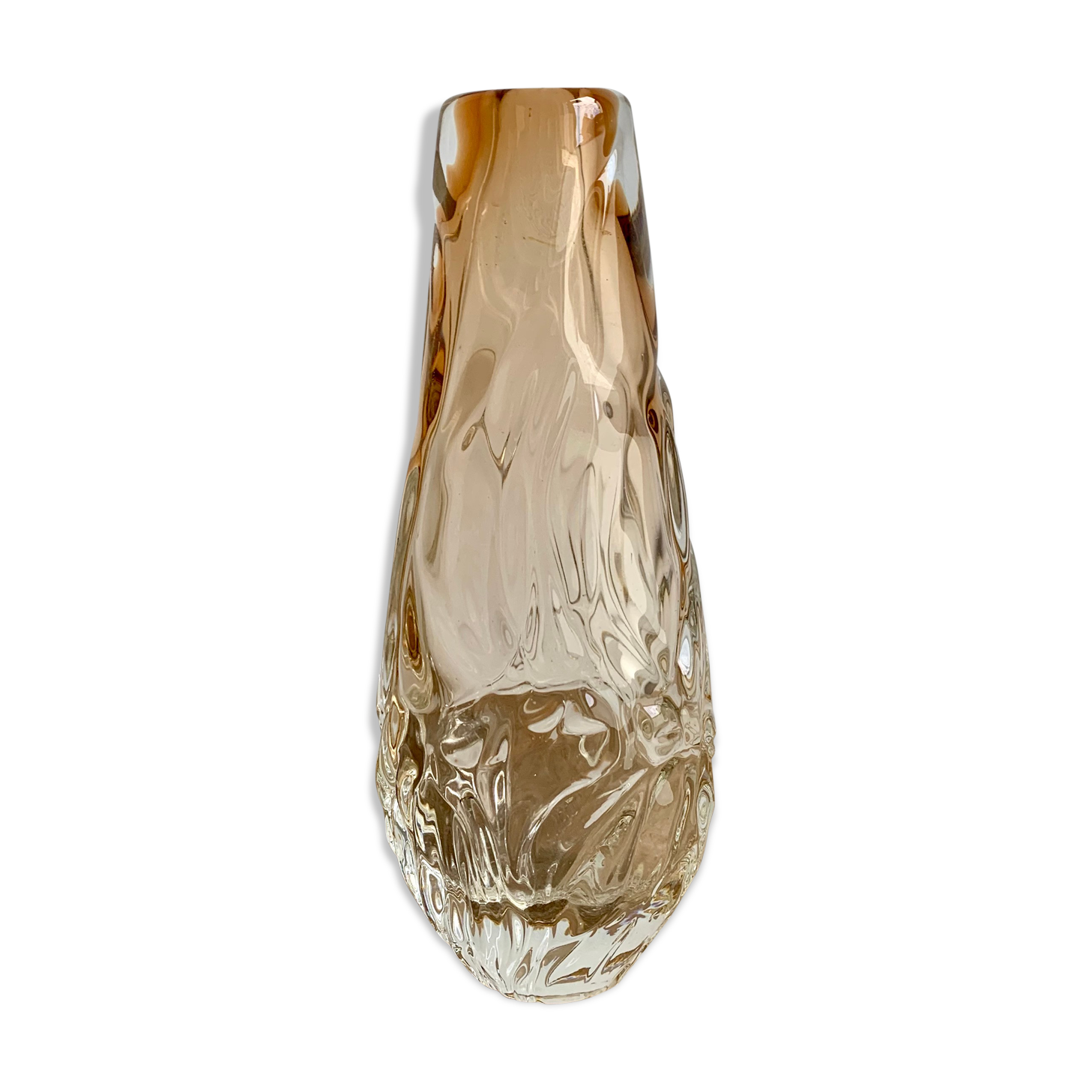 Vase by J. Hospodka for Chribska Sklarna, Czechoslovakia, 1960s