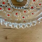 70s glass fruit bowl