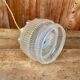 Suspension globe en verre transparent forme fleur vintage
