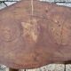 Vintage brutalist side table in solid wood 1960