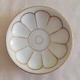 Set of 8 pairs of cups and saucers in Paris porcelain