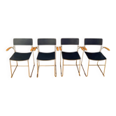 Sultana chairs from Arrben, Italy, 1980s, set of 4
