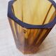 6 amber shot glasses