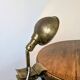 Lampe Adjusto-Lite à pince – métal doré & style industriel