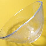 Vintage Kosta Boda Tropic Glass Fruit Bowl, Scandinavian Fruit Design 1989