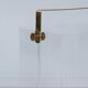 Hollywood Regency umbrella stand in acrylic and brass, 1980s – transparent design