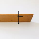 Wall shelf L82cm metal and wood