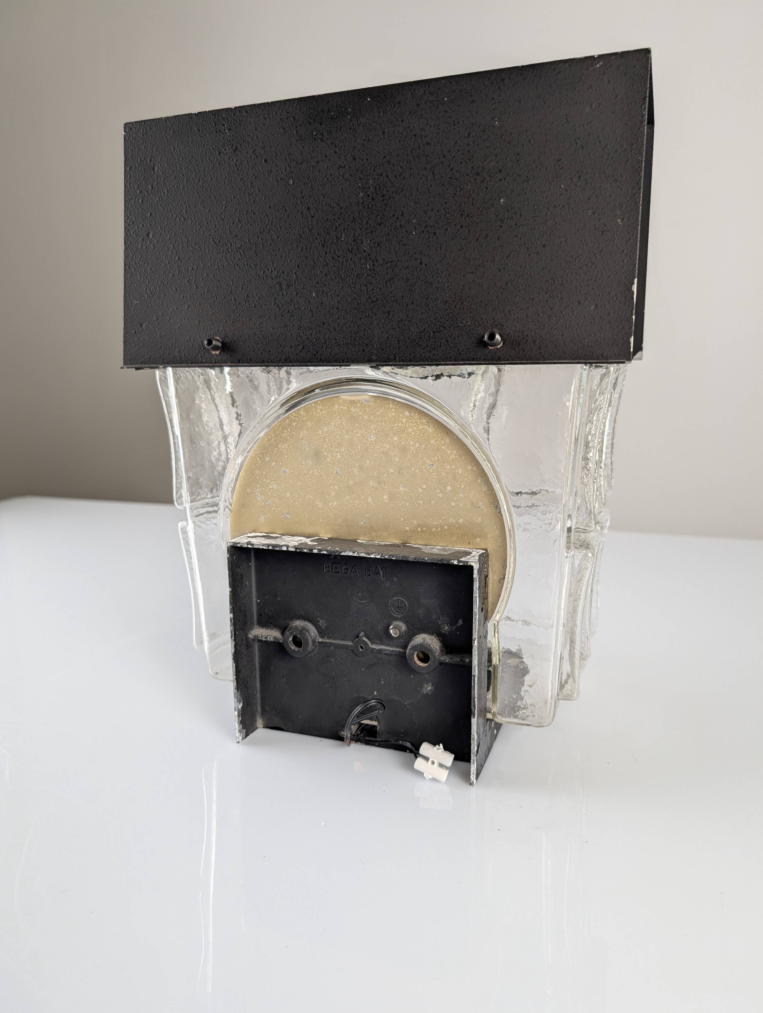 Vintage German wall light from Bega, 1970s