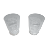 Set de 2 verres à thé