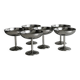 6 stainless steel footed bowls, Letang Remy style
