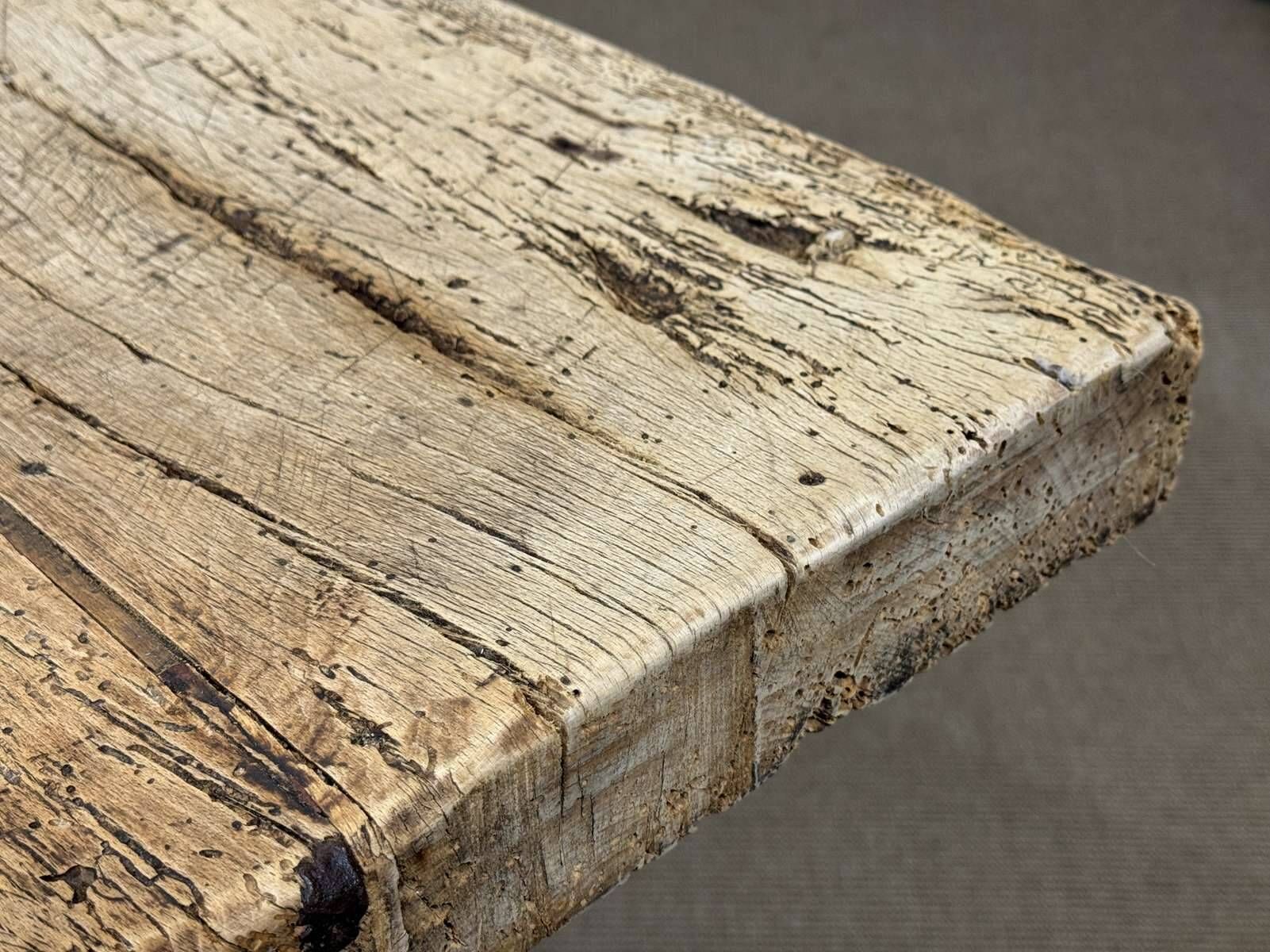 Table monastère en chêne brut XIXème