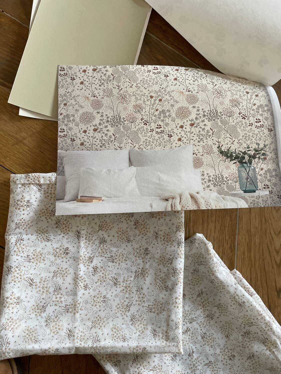 Two Hydrangea pillowcases