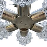 Sputnik chandelier, Kamenicky Senov, Czechoslovakia, 1970s.