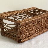 Bottle holder, woven wicker