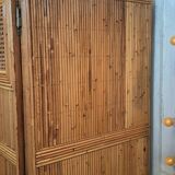 Rattan wardrobe