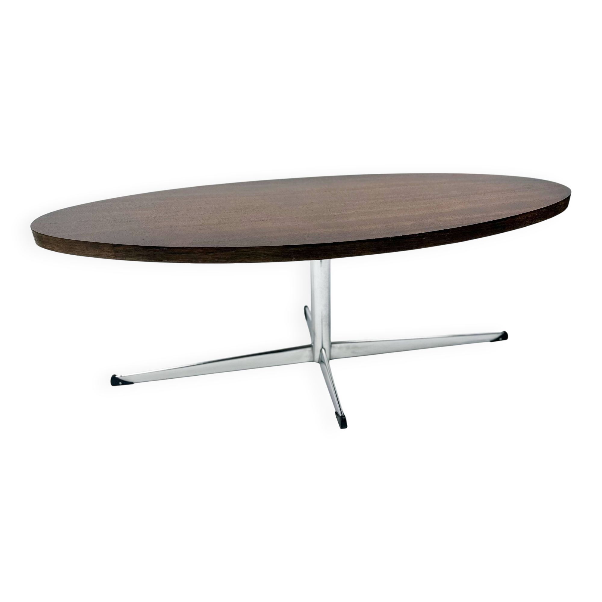 Vintage Mid-century Ellipse Coffee Table