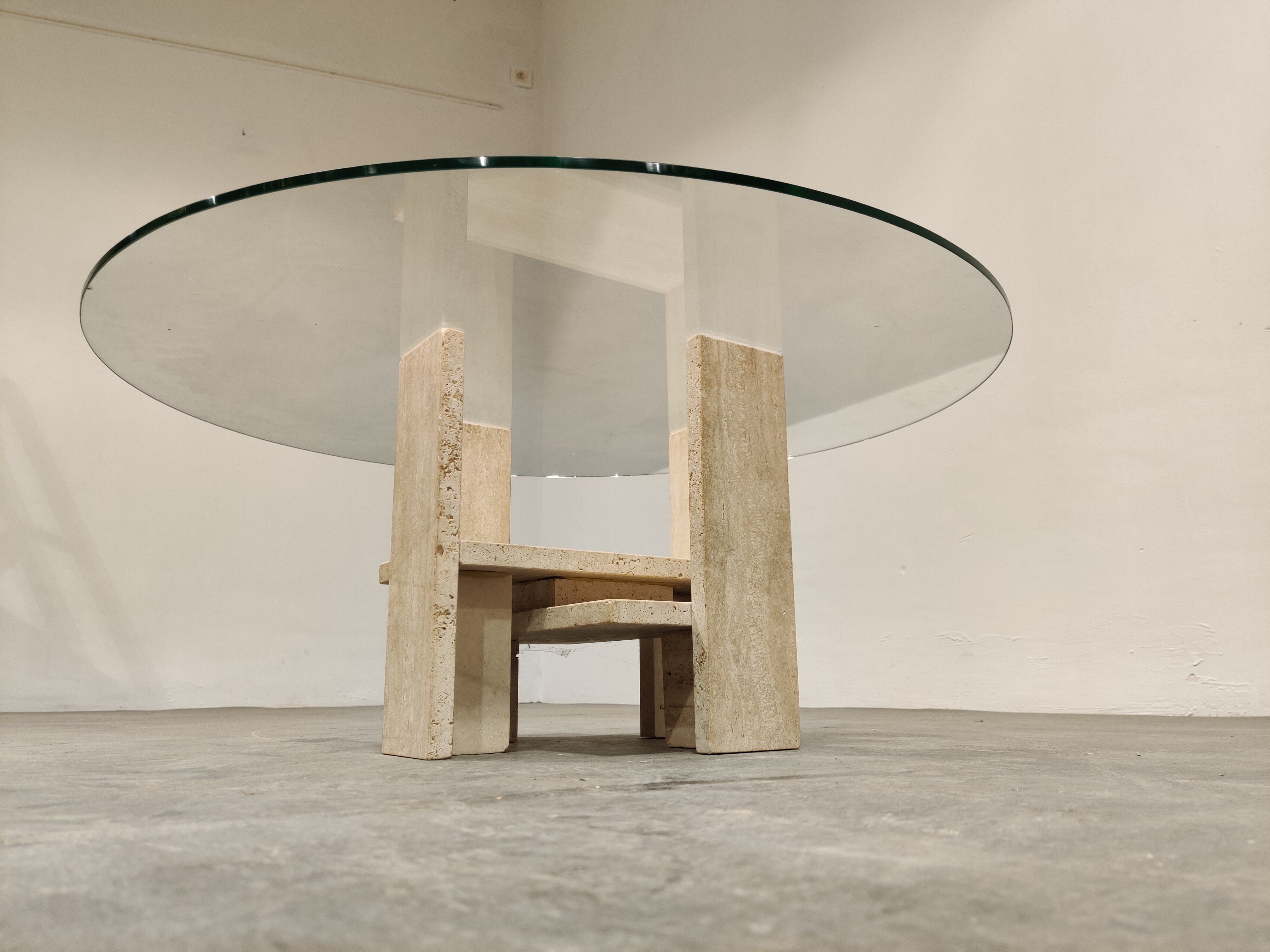 Vintage coffee table by Willy Ballez, 1970s