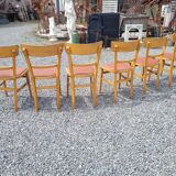 6 bistro chairs from the 40s