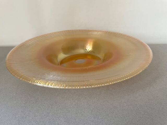 Iridescent glass bowl, Myra, WMF