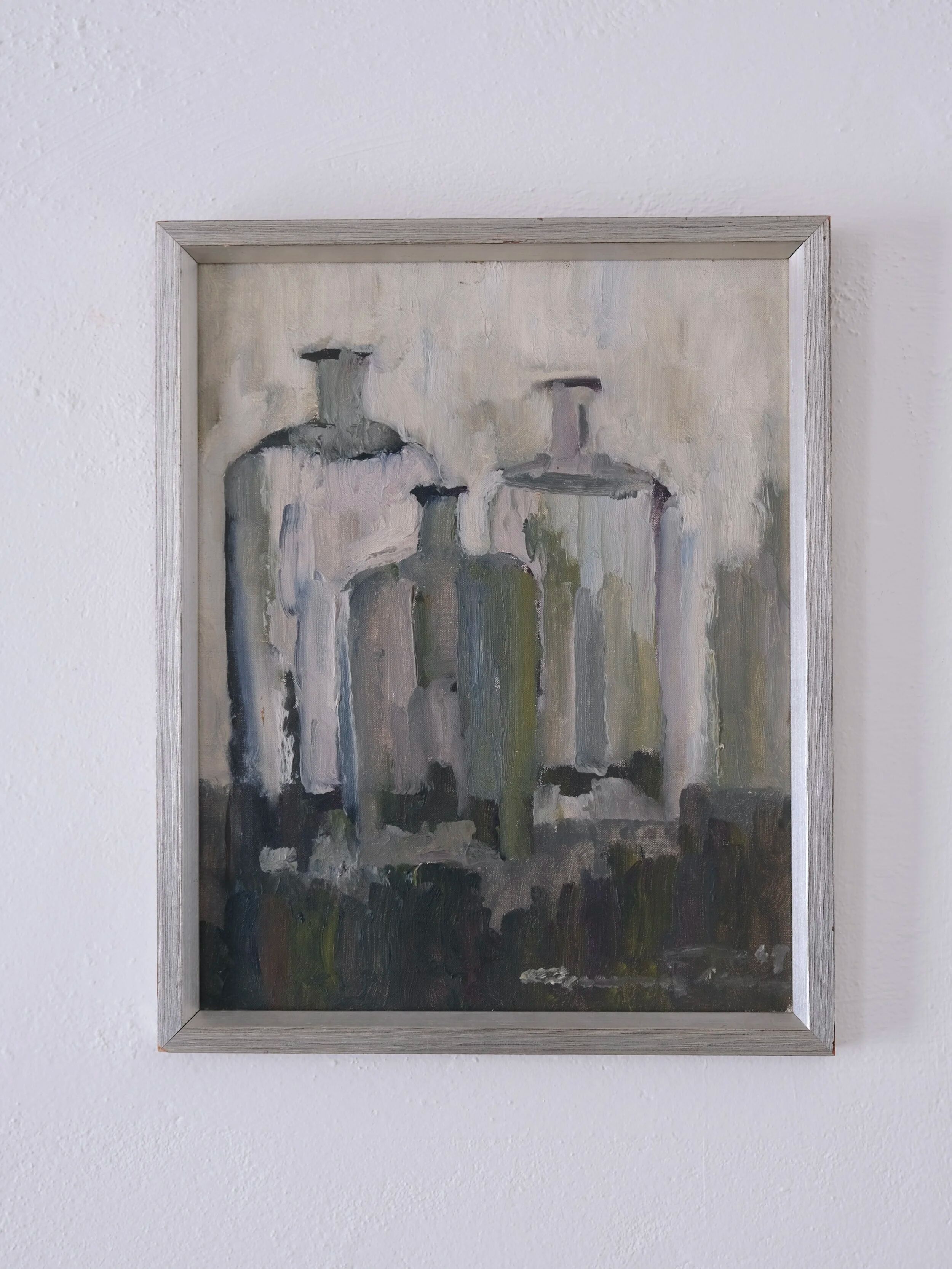 Gunnar Persson still life painting | Oil on panel | 1969