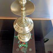 Golden bronze candlesticks