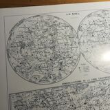 Old sky map from 1928