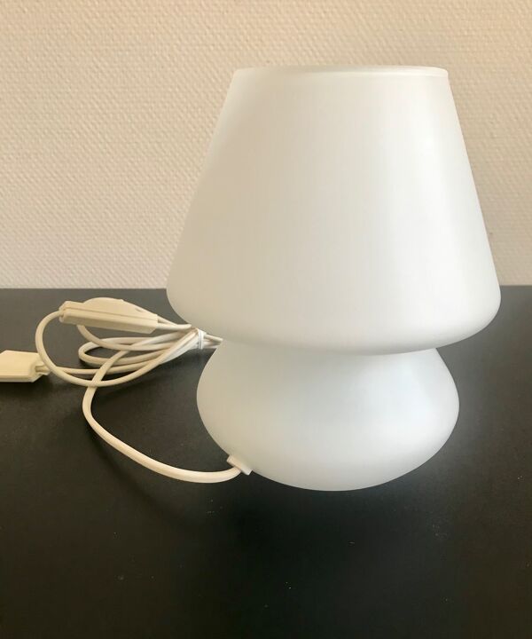 Lampe champignon verre