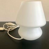 Glass mushroom lamp