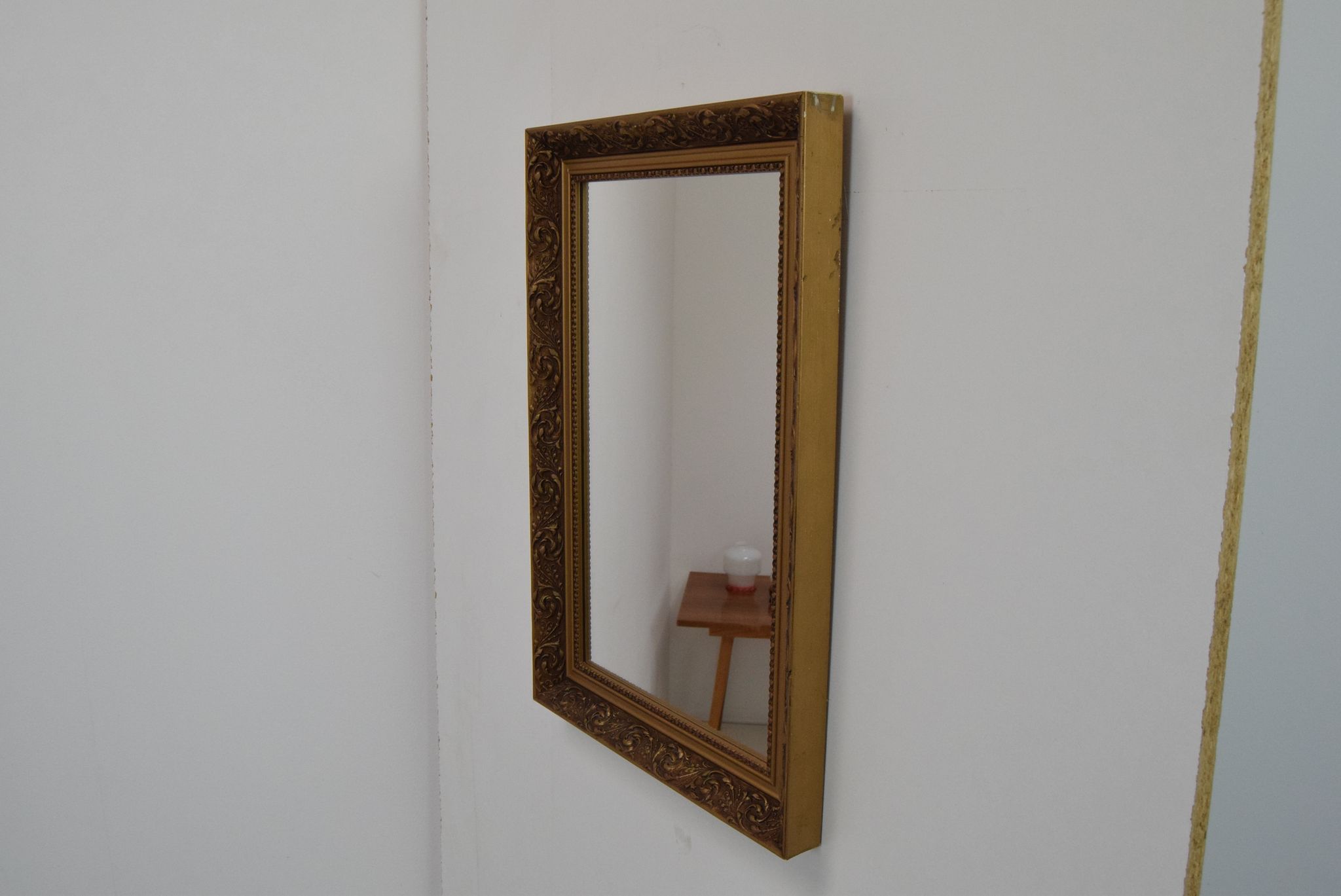 Miroir du milieu du siècle années 1960 53x36cm