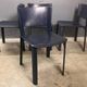 Fasem S91 chairs leather Giancarlo Vegni