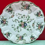 Pair of dish forming pendant, signed capodimonte diameter 31 cm