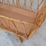 Vintage cradle rattan